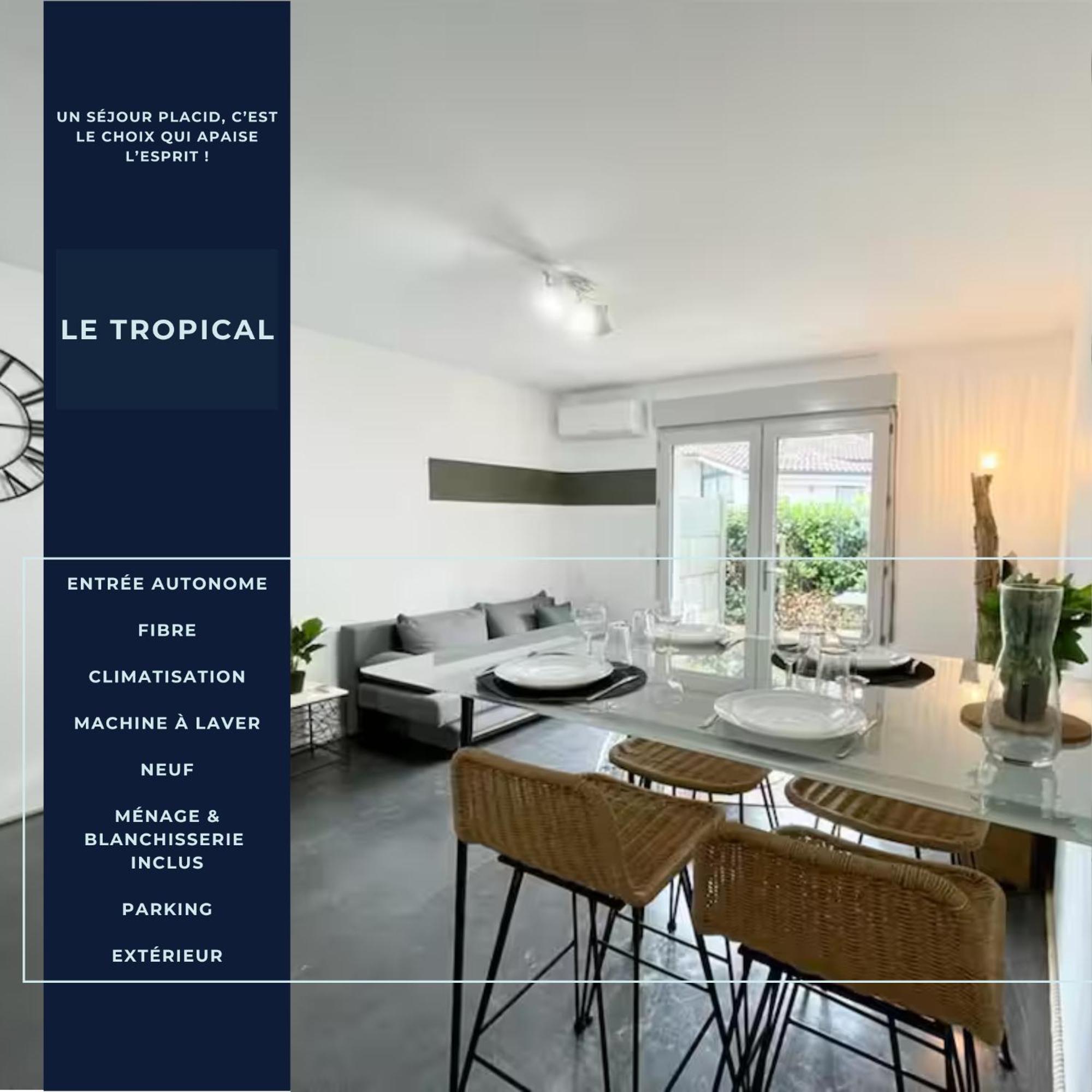 Le Tropical - Clim - Terrasse - Parking - Spacieux Мон-де-Марсан Экстерьер фото